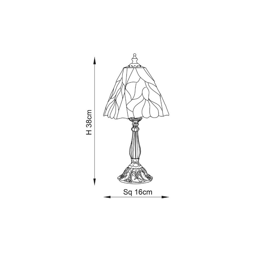 Endon 63963 - Lampa stołowa BOTANICA 1xE14/40W/230V śr. 16 cm