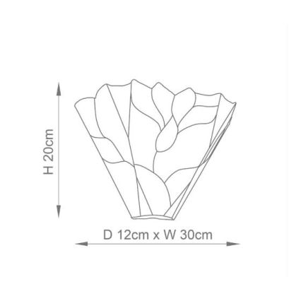 Endon 63964 - Kinkiet BOTANICA 1xE14/40W/230V