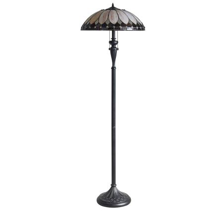 Endon 63972 - Lampa stojąca BROOKLYN 2xE27/60W/230V, średnica 50 cm