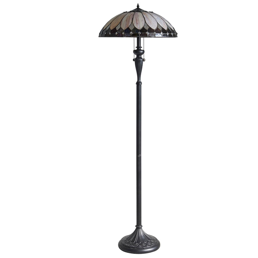 Endon 63972 - Lampa stojąca BROOKLYN 2xE27/60W/230V, średnica 50 cm