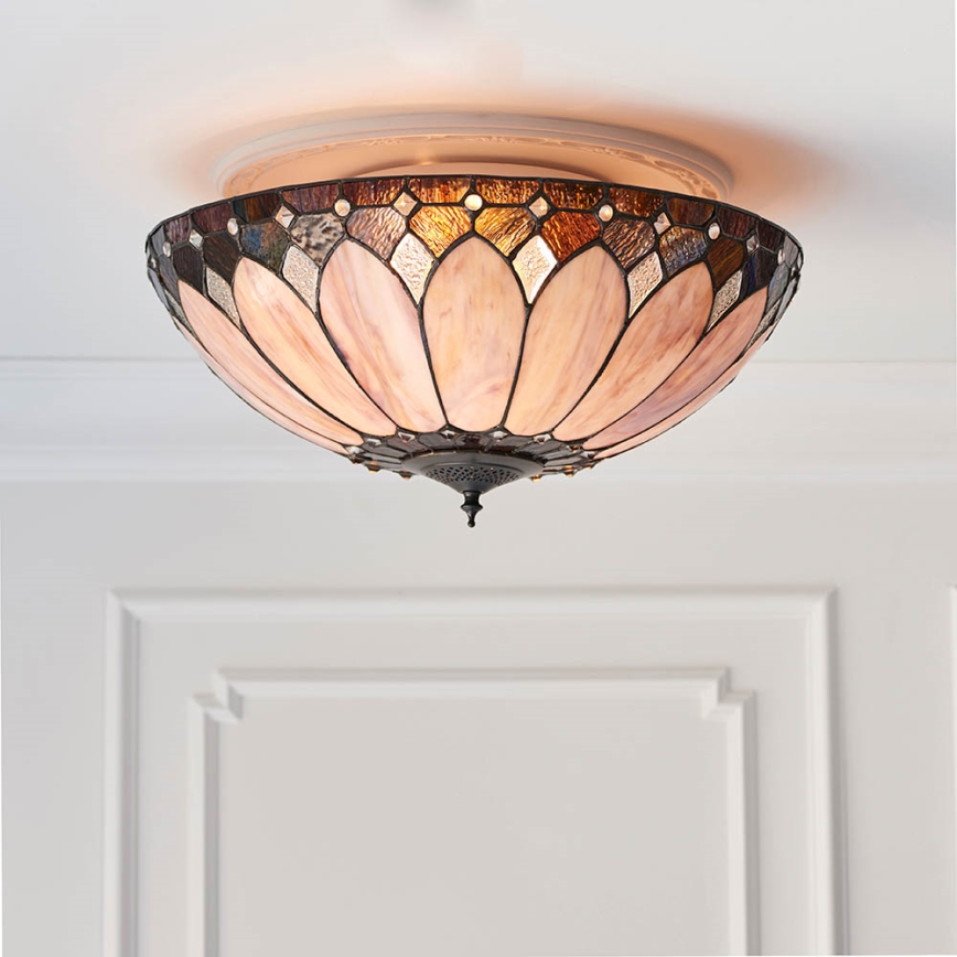 Endon 63973 - Plafon BROOKLYN 2xE14/60W/230V śr. 50 cm