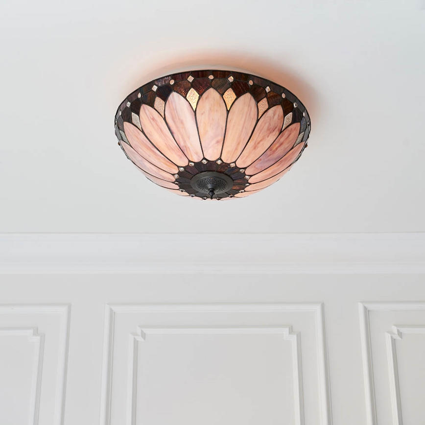 Endon 63973 - Plafon BROOKLYN 2xE14/60W/230V śr. 50 cm