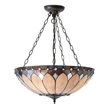 Endon 63976 - Żyrandol na łańcuchu BROOKLYN 3xE27/60W/230V śr. 50 cm