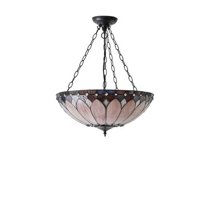 Endon 63976 - Żyrandol na łańcuchu BROOKLYN 3xE27/60W/230V średnica 50 cm