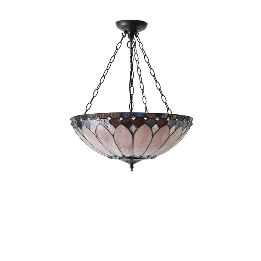Endon 63976 - Żyrandol na łańcuchu BROOKLYN 3xE27/60W/230V średnica 50 cm