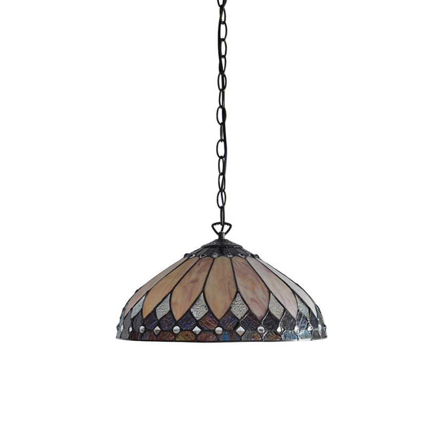 Endon 63977 - Żyrandol na łańcuchu BROOKLYN 1xE27/60W/230V śr. 40 cm