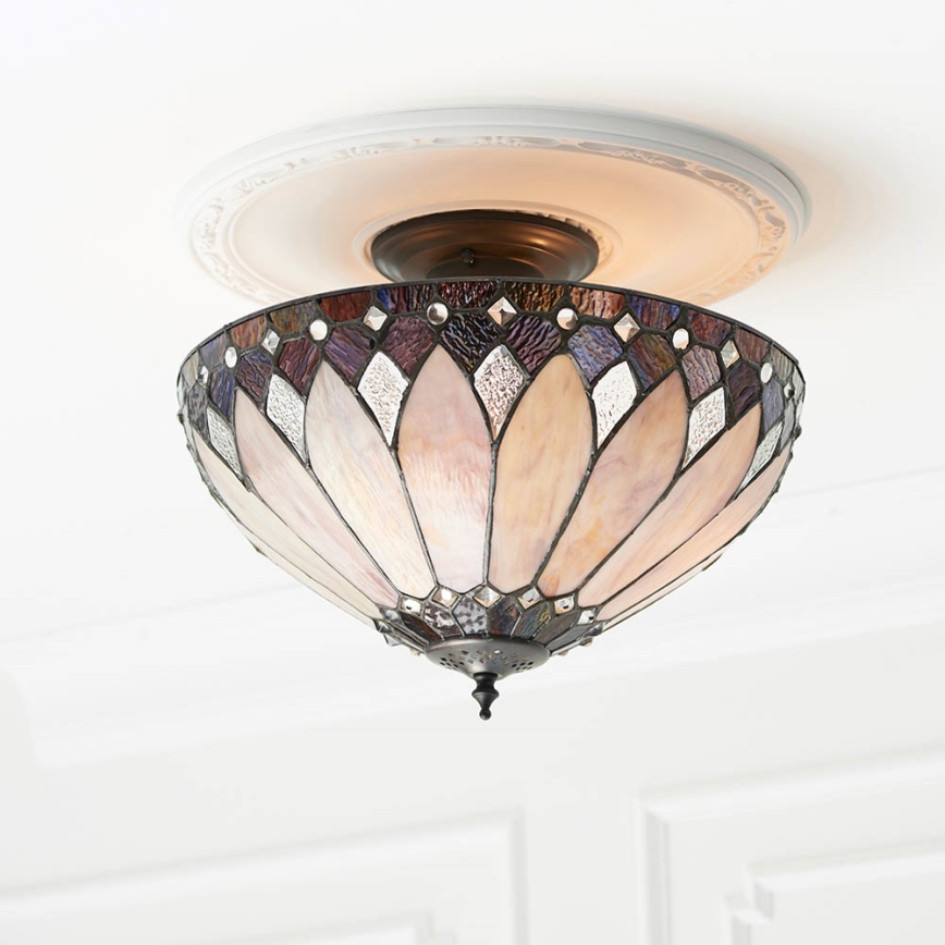 Endon 63978 - Żyrandol natynkowy BROOKLYN 3xE27/60W/230V śr. 40 cm