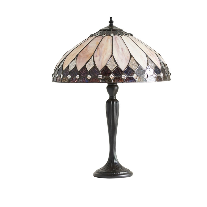 Endon 63982 - Lampa stołowa BROOKLYN 1xE27/60W/230V Ø 40 cm