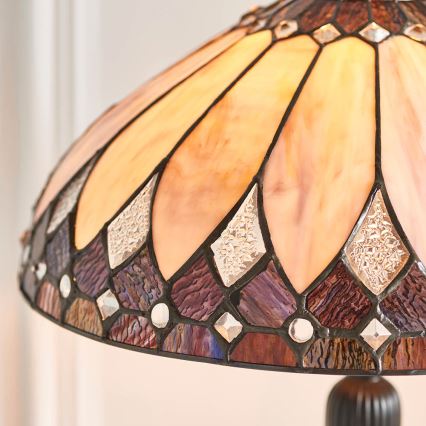 Endon 63982 - Lampa stołowa BROOKLYN 1xE27/60W/230V Ø 40 cm