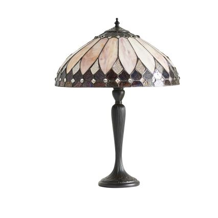Endon 63982 - Lampa stołowa Tiffany BROOKLYN 1xE27/60W/230V Ø 40 cm