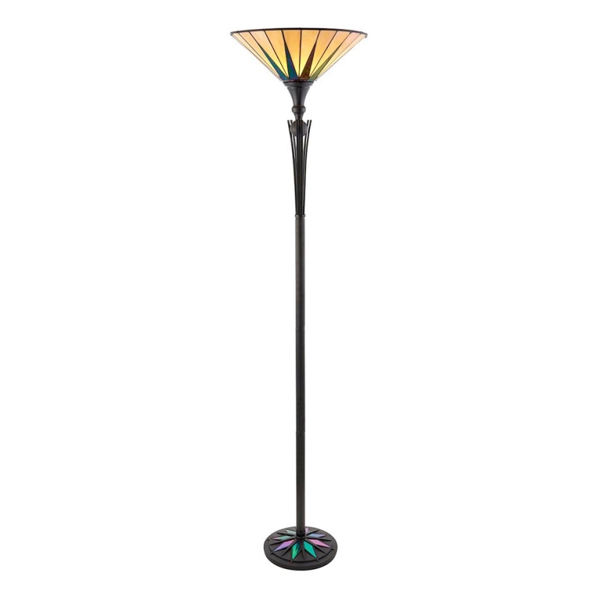 Endon 64042 - Lampa podłogowa DARK STAR 1xE27/60W/230V śr. 42 cm