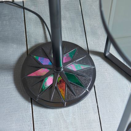 Endon 64042 - Lampa podłogowa DARK STAR 1xE27/60W/230V śr. 42 cm