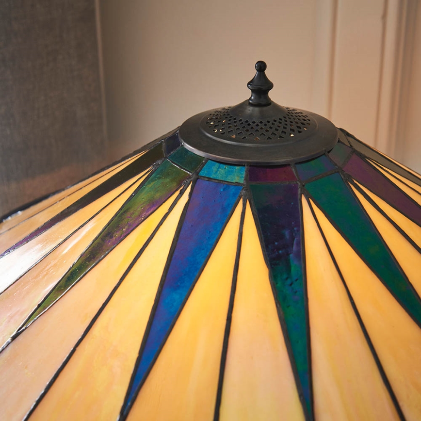 Endon 64045 - Lampa stołowa DARK STAR 2xE27/60W/230V śr. 49 cm