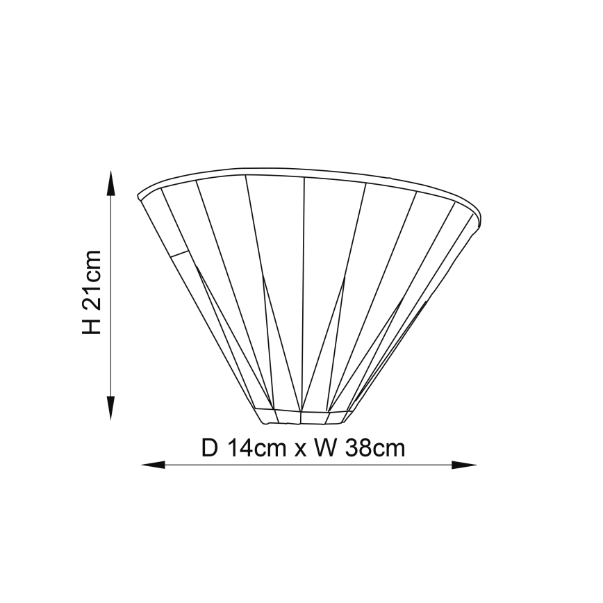Endon 64046 - Kinkiet DARK STAR 1xE14/40W/230V