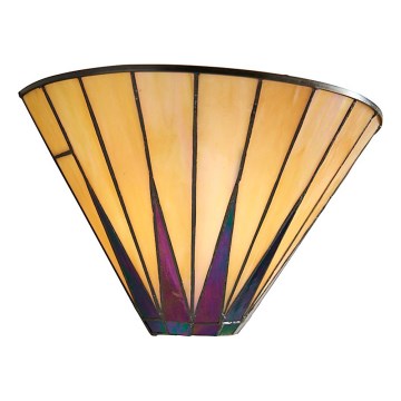 Endon 64046 - Kinkiet Tiffany DARK STAR 1xE14/40W/230V
