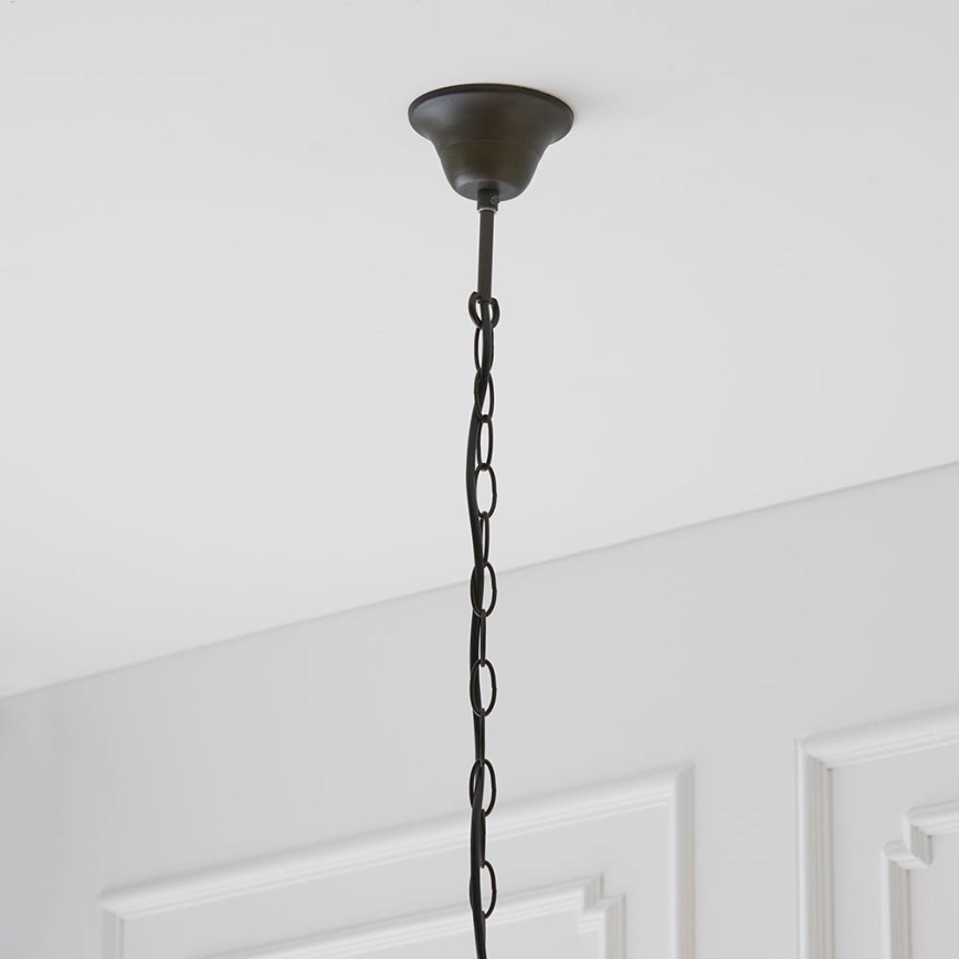 Endon 64082 - Żyrandol na łańcuchu Tiffany DRAGONFLY 3xE27/60W/230V Ø 50 cm