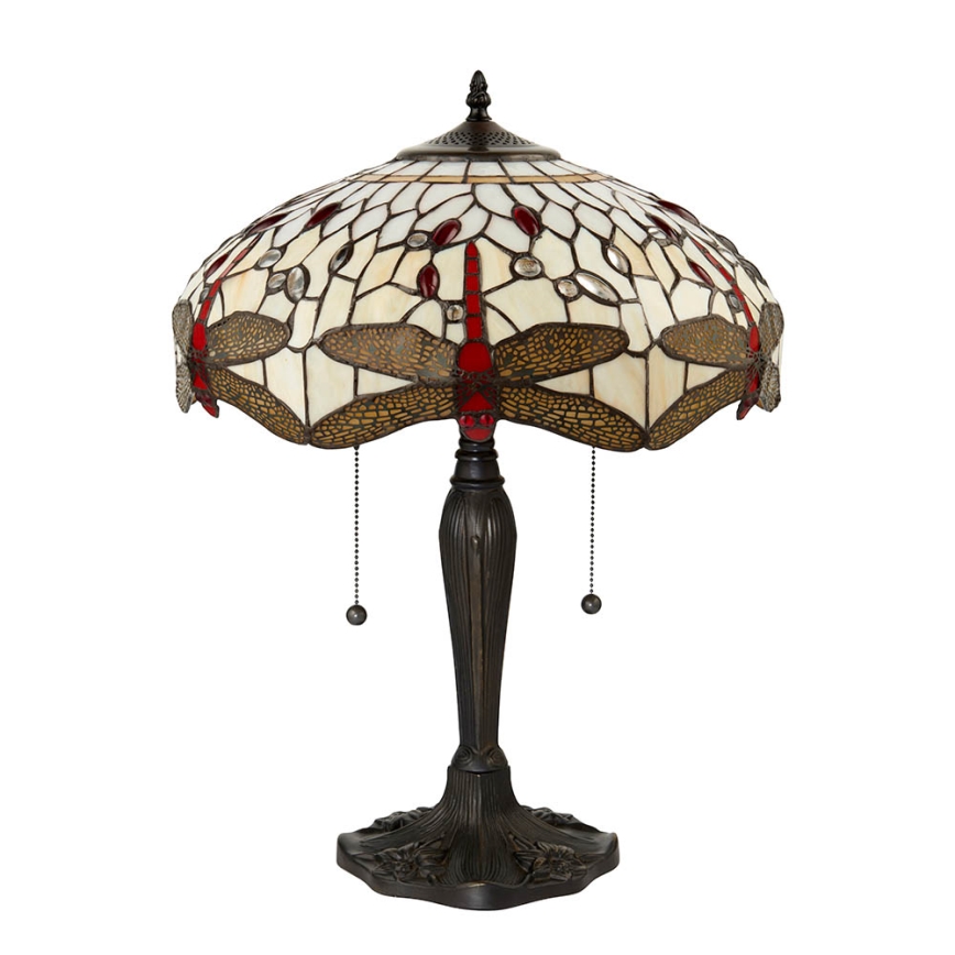 Endon 64085 - Lampa stołowa DRAGONFLY 2xE27/60W/230V śr. 41 cm