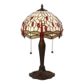 Endon 64086 - Lampa stołowa Tiffany DRAGONFLY 2xE27/60W/230V średnica 30 cm