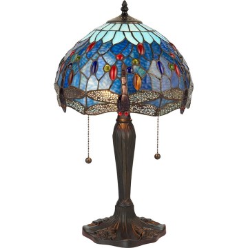 Endon 64090 - Lampa stołowa DRAGONFLY 2xE27/60W/230V średnica 30 cm