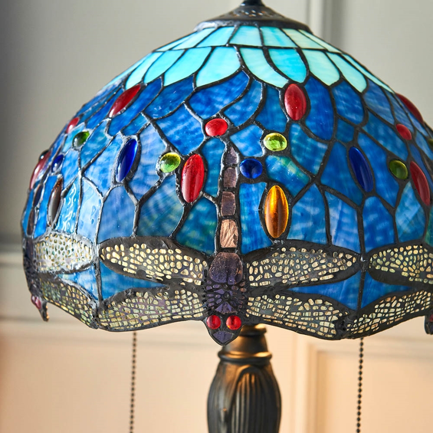 Endon 64090 - Lampa stołowa DRAGONFLY 2xE27/60W/230V średnica 30 cm