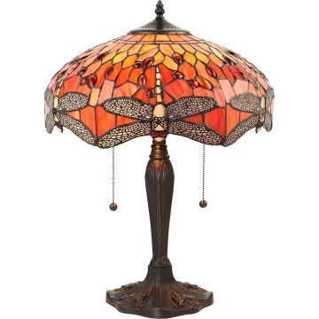 Endon 64093 - Lampa stołowa DRAGONFLY 2xE27/60W/230V śr. 41 cm