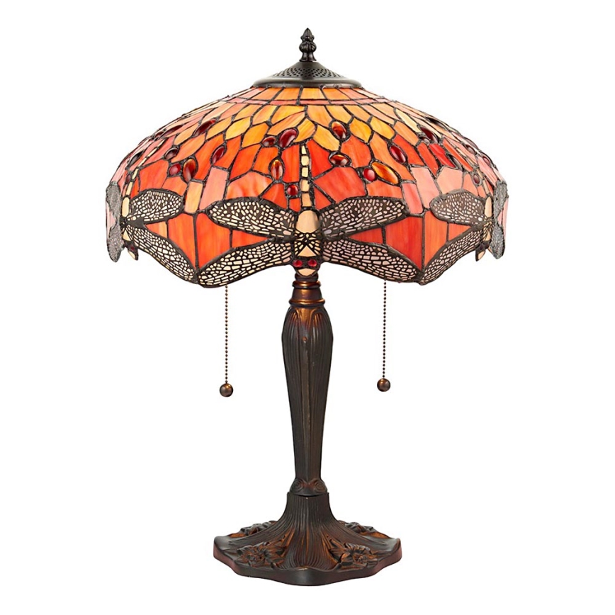 Endon 64093 - Lampa stołowa DRAGONFLY 2xE27/60W/230V śr. 41 cm