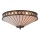 Endon 64145 - Plafon FARGO 2xE27/60W/230V śr. 41,5 cm