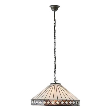 Endon 64147 - Żyrandol na łańcuchu FARGO 1xE27/60W/230V śr. 50 cm