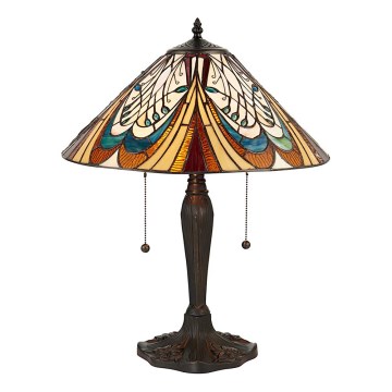 Endon 64163 - Lampa stołowa HECTOR 2xE27/60W/230V śr. 40 cm