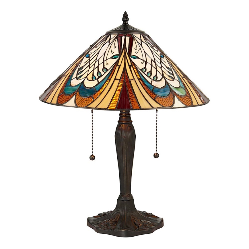 Endon 64163 - Lampa stołowa HECTOR 2xE27/60W/230V śr. 40 cm