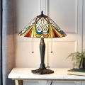 Endon 64163 - Lampa stołowa Tiffany HECTOR 2xE27/60W/230V śr. 40 cm