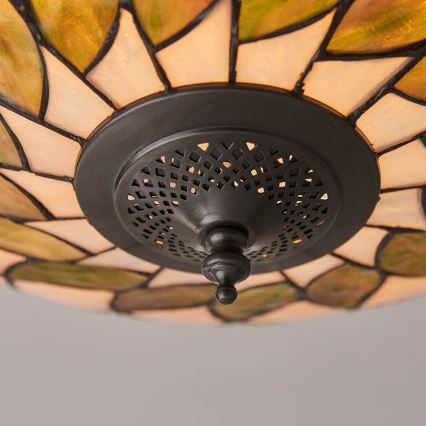 Endon 64173 - Lampa sufitowa Tiffany HUTCHINSON 2xE27/60W/230V śr. 50 cm