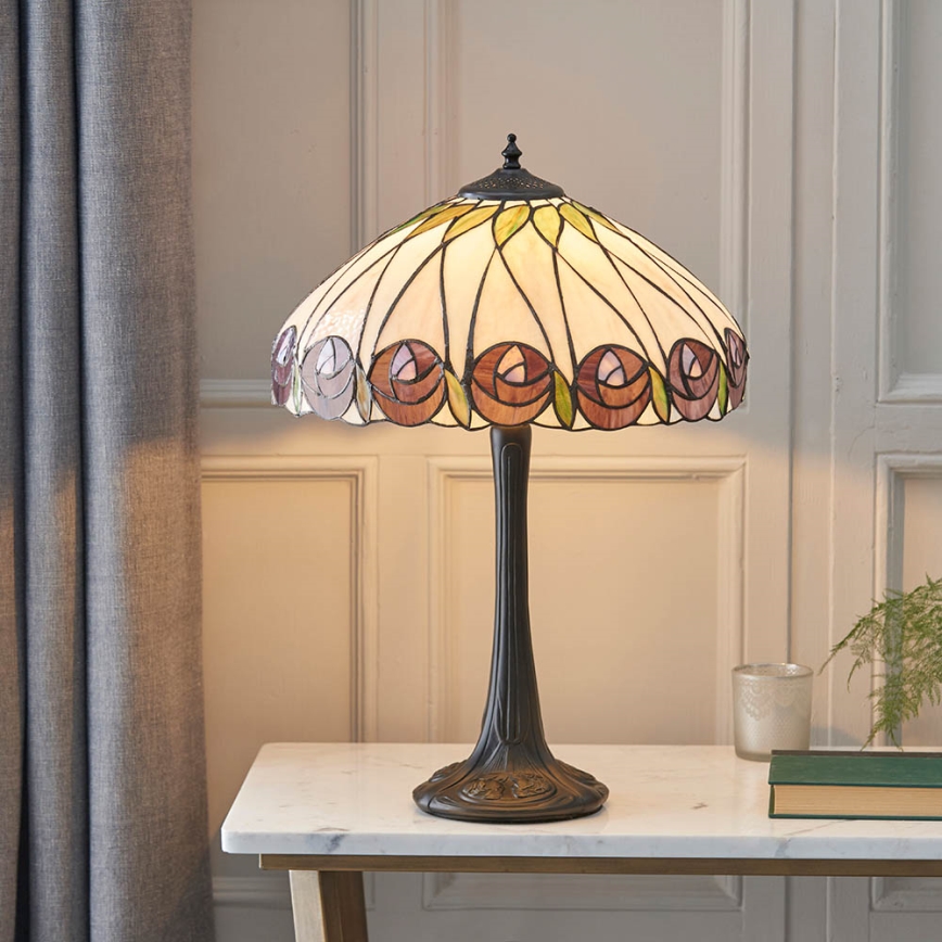 Endon 64177 - Lampa stołowa HUTCHINSON 1xE27/60W/230V śr. 40 cm