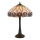 Endon 64177 - Lampa stołowa Tiffany HUTCHINSON 1xE27/60W/230V, średnica 40 cm
