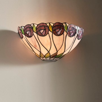 Endon 64178 - Kinkiet Tiffany HUTCHINSON 1xE14/40W/230V