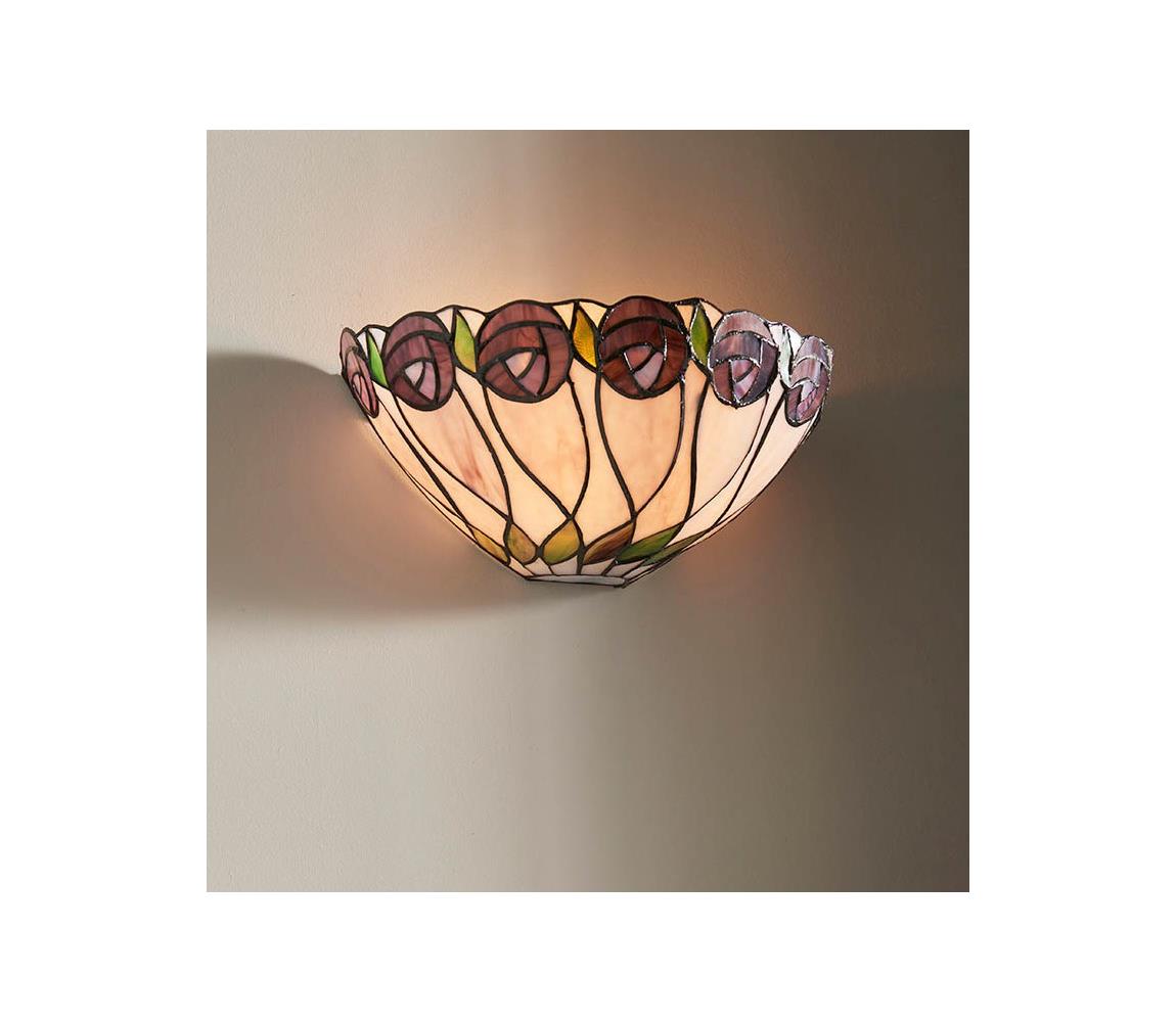 Endon 64178 - Kinkiet Tiffany HUTCHINSON 1xE14/40W/230V