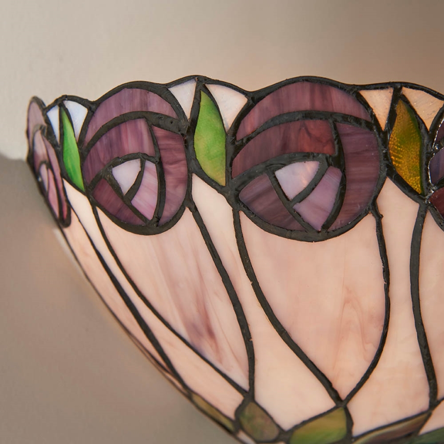 Endon 64178 - Kinkiet Tiffany HUTCHINSON 1xE14/40W/230V