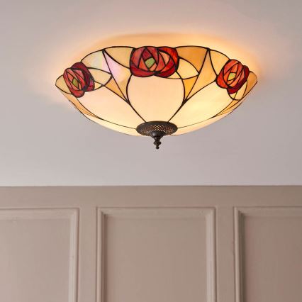 Endon 64182 - Plafon INGRAM 2xE27/60W/230V śr. 45 cm