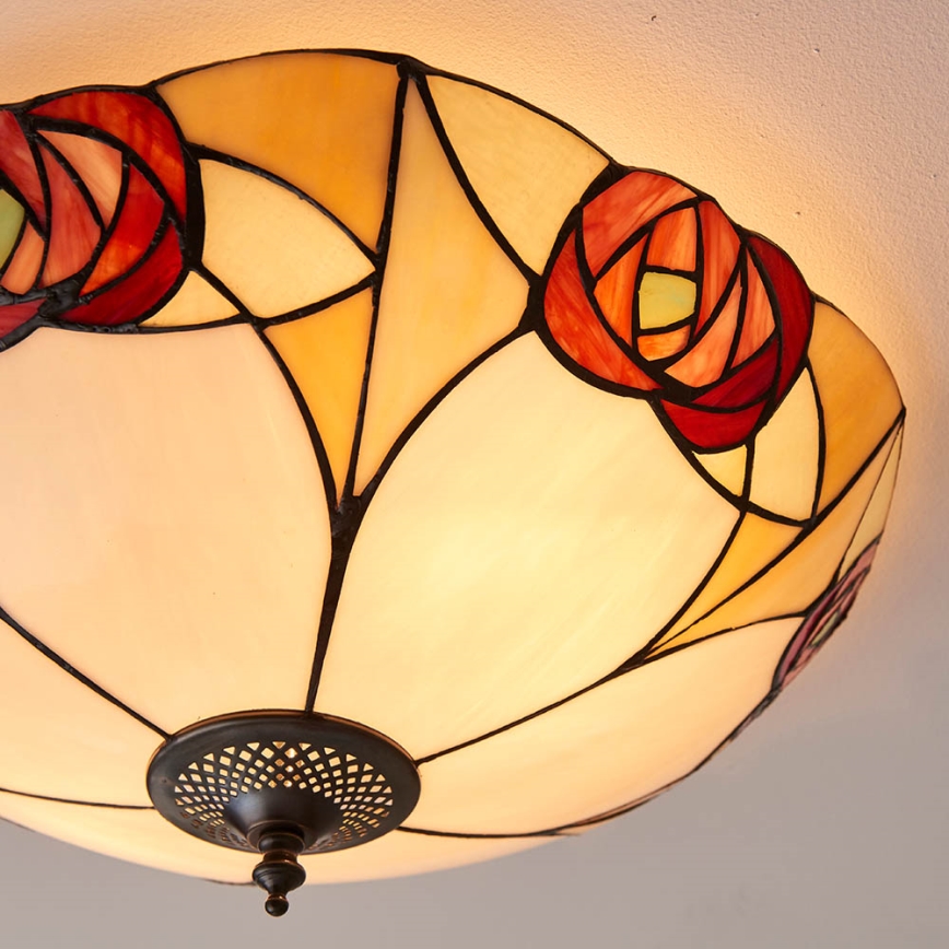 Endon 64182 - Plafon INGRAM 2xE27/60W/230V śr. 45 cm