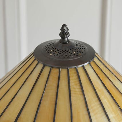 Endon 64192 - Lampa stojąca Tiffany JAMELIA 2xE27/60W/230V śr. 50 cm