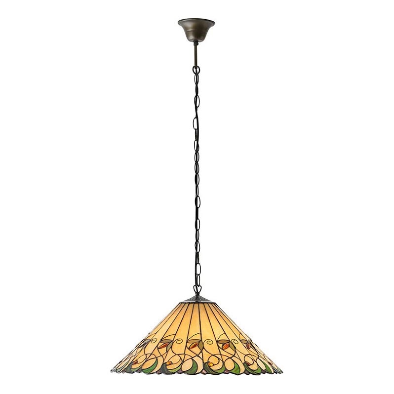 Endon 64194 - Żyrandol na łańcuchu JAMELIA 3xE27/60W/230V śr. 50 cm