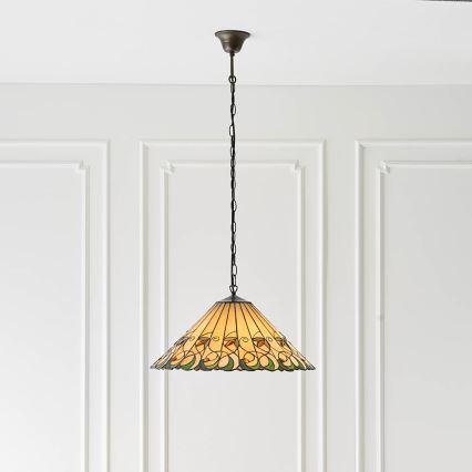Endon 64194 - Żyrandol na łańcuchu JAMELIA 3xE27/60W/230V śr. 50 cm