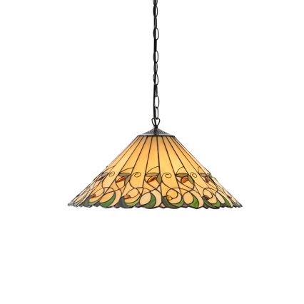 Endon 64194 - Żyrandol na łańcuchu JAMELIA 3xE27/60W/230V śr. 50 cm
