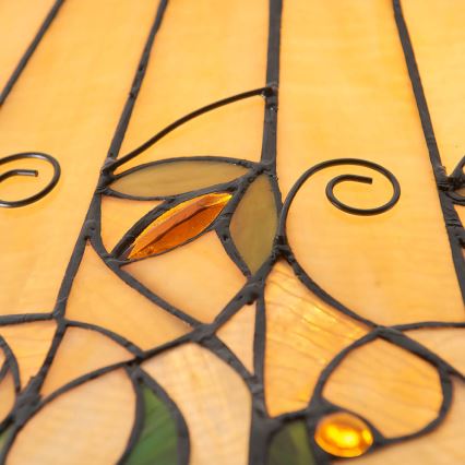 Endon 64194 - Żyrandol na łańcuchu Tiffany JAMELIA 3xE27/60W/230V śr. 50 cm