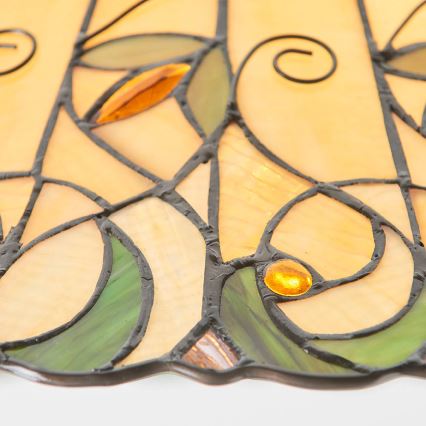 Endon 64194 - Żyrandol na łańcuchu Tiffany JAMELIA 3xE27/60W/230V śr. 50 cm