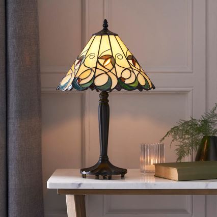 Endon 64195 - Lampa stołowa JAMELIA 1xE27/60W/230V śr. 31 cm
