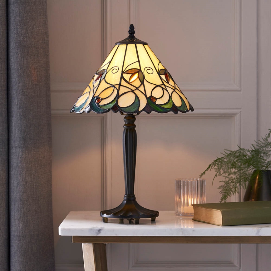 Endon 64195 - Lampa stołowa JAMELIA 1xE27/60W/230V śr. 31 cm
