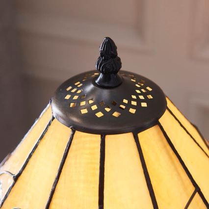 Endon 64195 - Lampa stołowa Tiffany JAMELIA 1x E27/60W/230V, Ø 31 cm