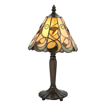 Endon 64196 - Lampa stołowa Tiffany JAMELIA 1xE14/40W/230V śr. 20 cm
