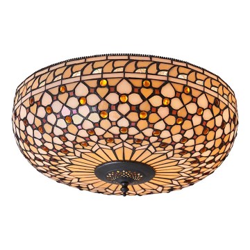 Endon 64276 - Lampa sufitowa MILLE FEUX 2xE27/60W/230V śr. 45 cm